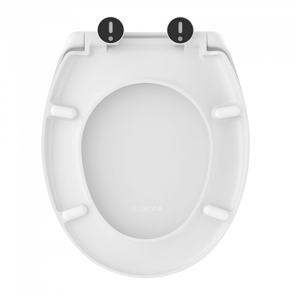 Abattant WC en duroplast WHITE PREMIUM, avec frein de chute