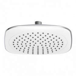 TENERIFFA Set de douche &agrave; l'envers, Chrom&eacute;/Blanc