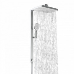 SCH&Uuml;TTE &Uuml;berkopf-Brauseset LA PALMA, Chrom/Wei&szlig;