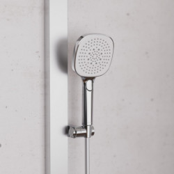 SCH&Uuml;TTE &Uuml;berkopf-Brauseset LA PALMA, Chrom/Wei&szlig;