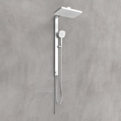 SCH&Uuml;TTE &Uuml;berkopf-Brauseset LA PALMA, Chrom/Wei&szlig;