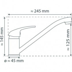 SIGNO Sp&uuml;ltischarmatur, Chrom