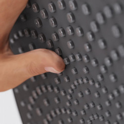 CAPRI Hoofddouche, chroom/antraciet