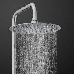 AQUADUCT Set de douche &agrave; l'envers avec mitigeur thermostatique, Chrom&eacute;