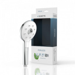 Duschkopf Peruzzi, Chrom-Wei&szlig;