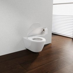 Thermoplast Toilet seat WHITE PREMIUM, with soft close and quick release