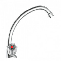 DUO MIX II Mitigeur cuisine basse pression, Chrom&eacute;