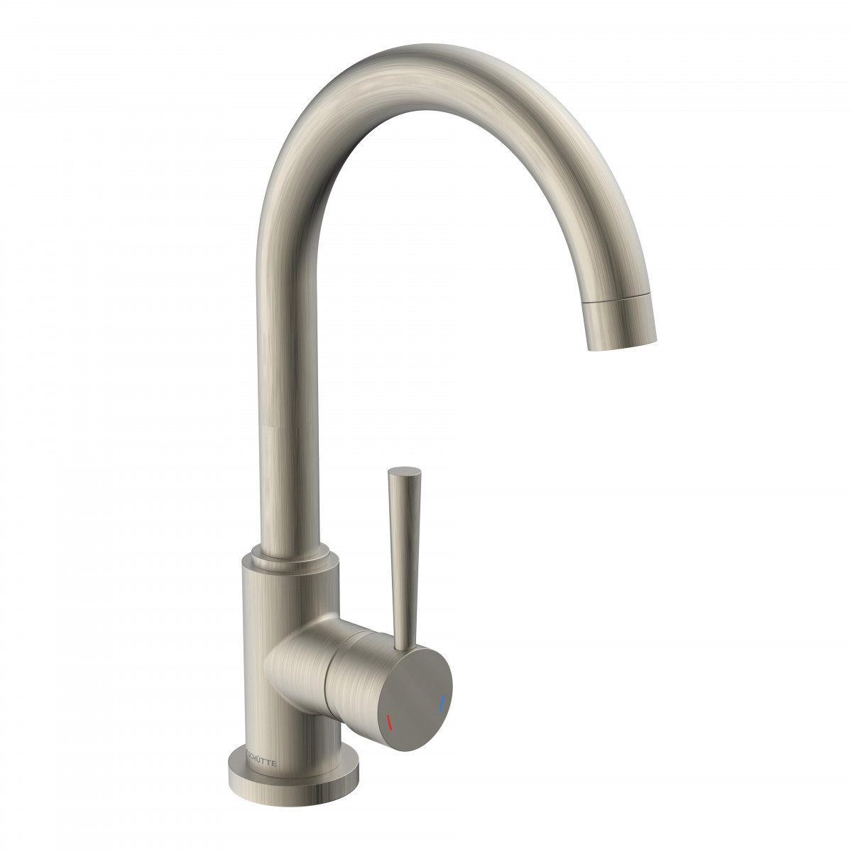 CORNWALL Sink mixer low pressure, stainless steel look