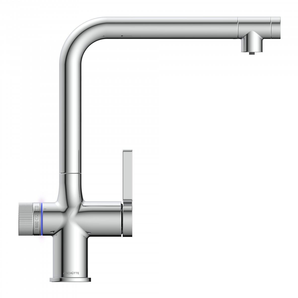 AQUASTAR PREMIUM, sparkling water tap with cooling and filter system, chrome