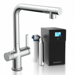 AQUASTAR PREMIUM, sparkling water tap with cooling and filter system, chrome