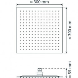 69249 SUMBA Kopfbrause, Chrom, 69249