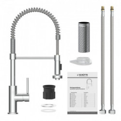 BOSTON Spiralfeder Sp&uuml;ltischarmatur, Chrom