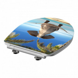 Abattant WC en Duroplast HG HAPPY ELEPHANT avec Frein de Chute et D&eacute;clipsable