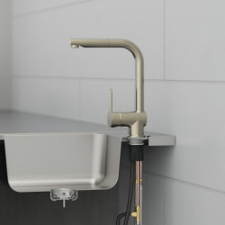 LONDON Sp&uuml;ltischarmatur, Niederdruck, Edelstahl