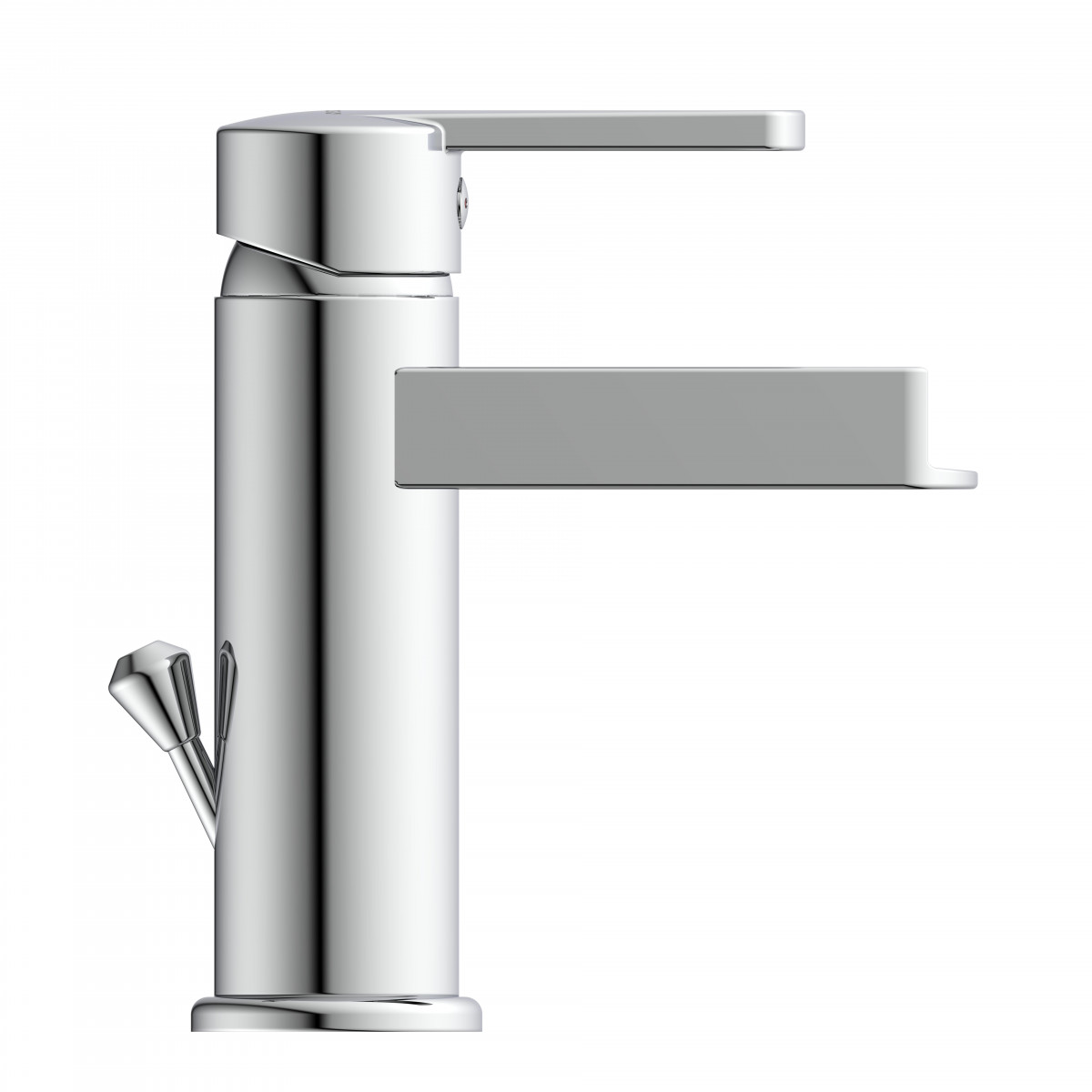 NIAGARA Wash basin mixer, chrome, with waterfall spout