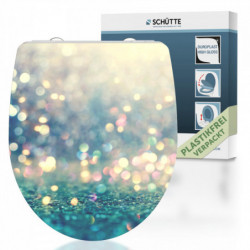 Abattant WC en Duroplast HG MAGIC LIGHT avec Frein de Chute et D&eacute;clipsable