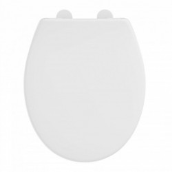 Abattant WC en duroplast WHITE PREMIUM, avec frein de chute