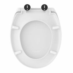 Duroplast WC-Bril WHITE PREMIUM, met valrem