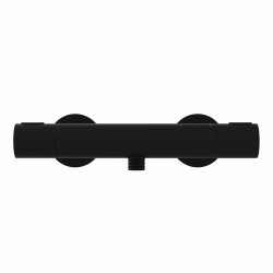 LOS ANGELES Mitigeur thermostatique de douche, Noir Mat