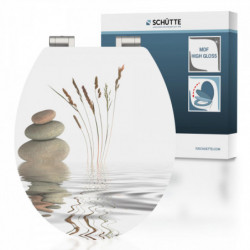 MDF High Gloss WC-Sitz BALANCE, mit Absenkautomatik