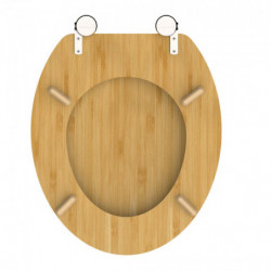 Abattant WC en Bambou Massif NATURAL BAMBOO
