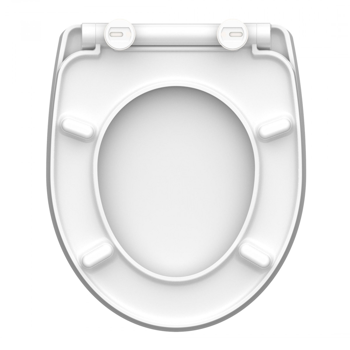 Duroplast High Gloss WC-Sitz WHITE WAVE, mit Absenkautomatik und Schnellverschluss