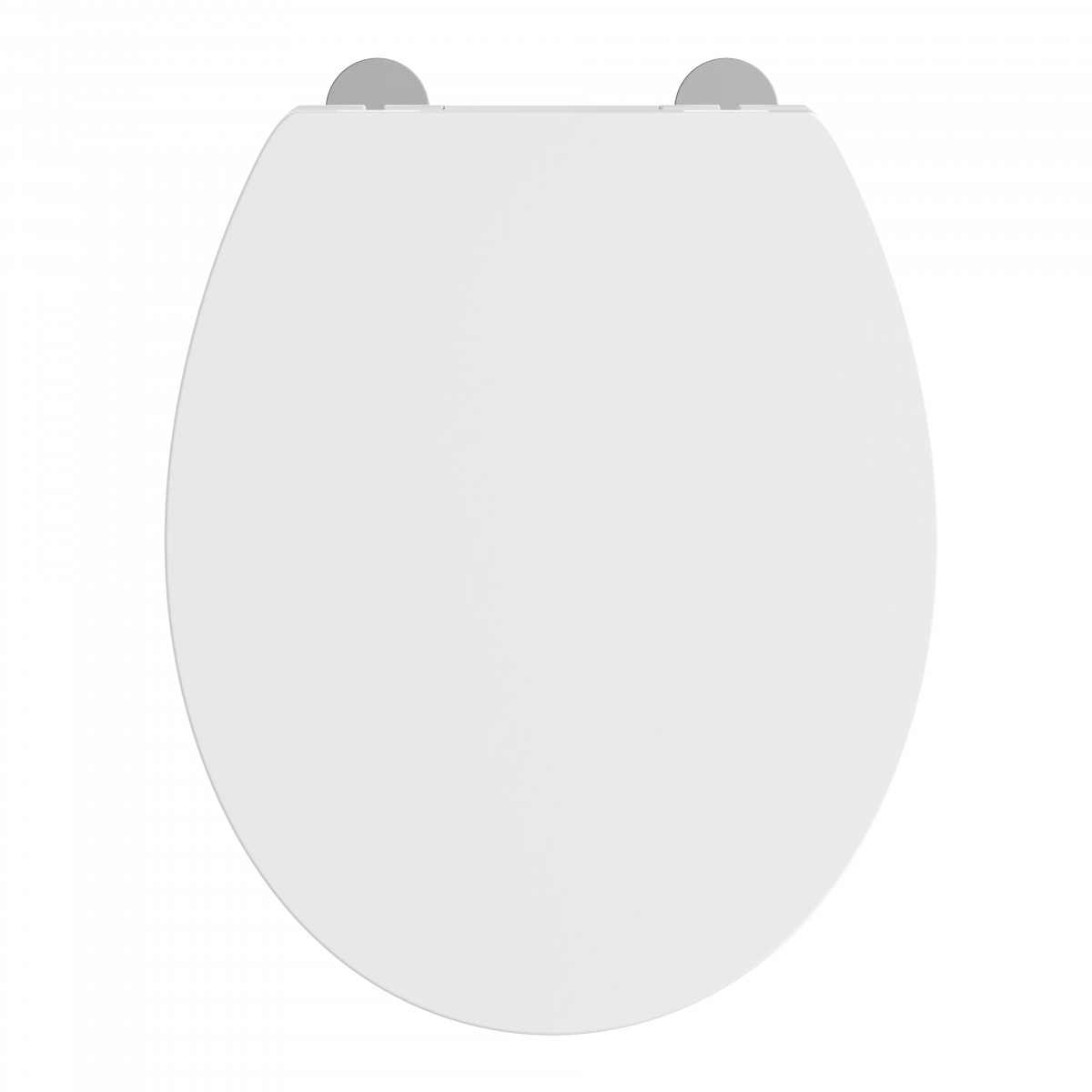 Abattant WC en Duroplast WHITE, design fin avec frein de chute et déclipsable
