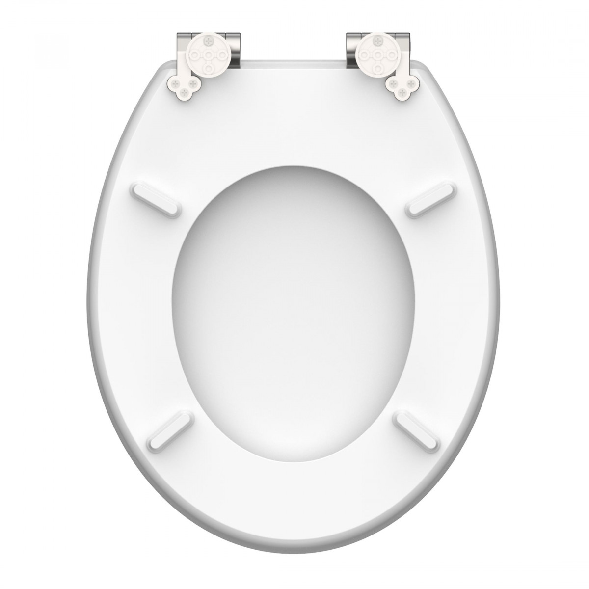 MDF High Gloss WC-Sitz RED STARFISH, mit Absenkautomatik