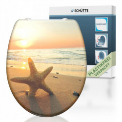 Duroplast WC-Sitz SEA STAR, mit Absenkautomatik und Schnellverschluss