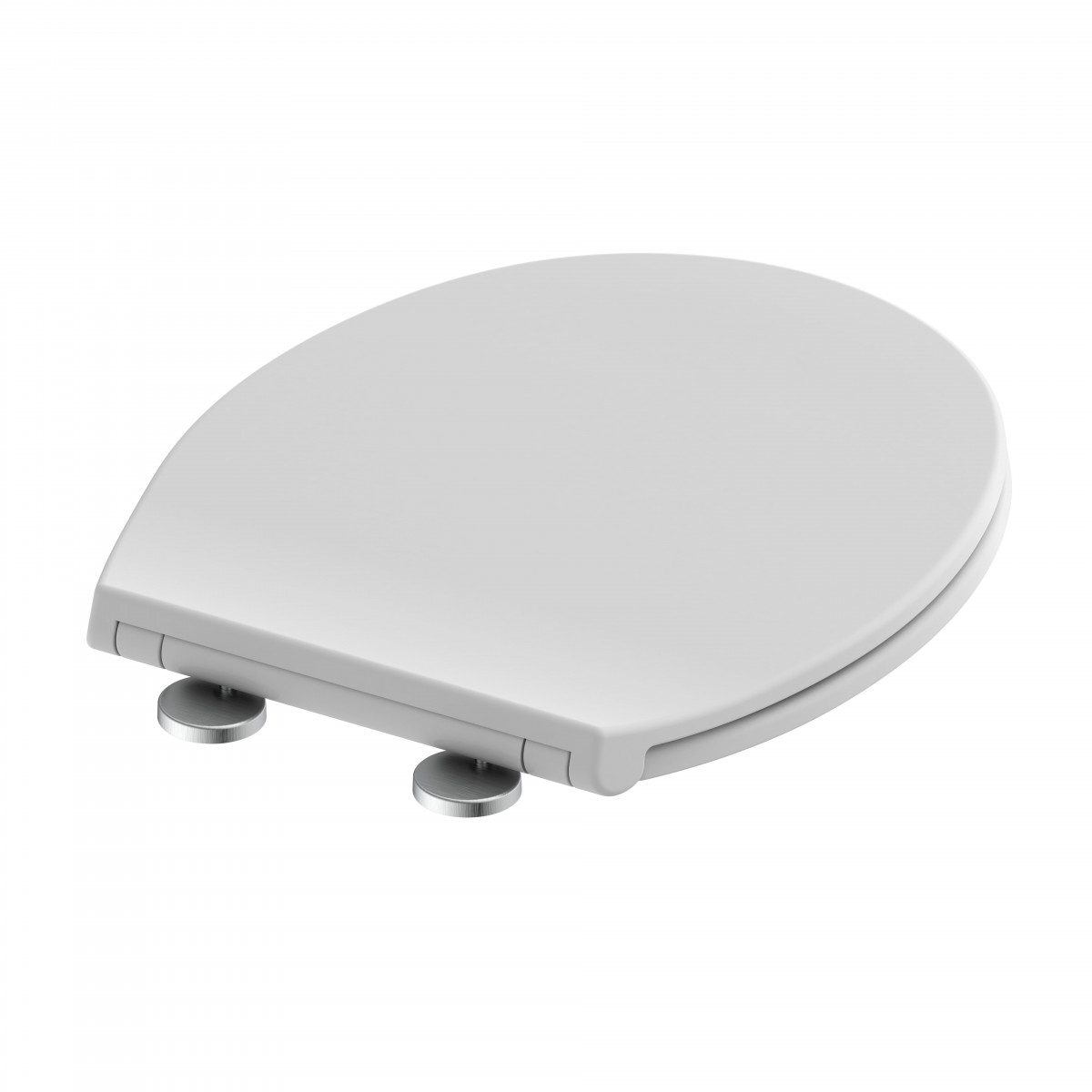 Abattant WC en Thermoplast WHITE PREMIUM, avec frein de chute et déclipsable