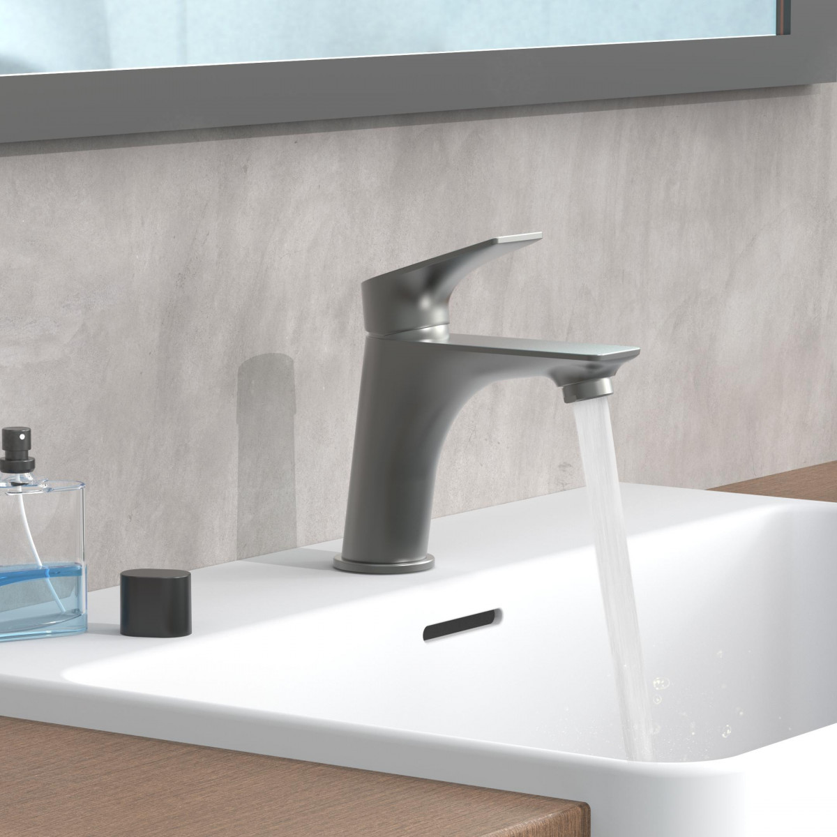 BOSTON Mitigeur lavabo, graphite mat