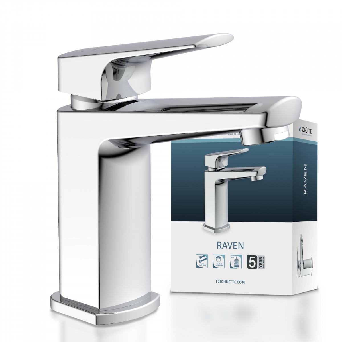 RAVEN Wash basin mixer, chrome