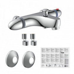 SUPRA Thermostatic bathtub mixer, chrome
