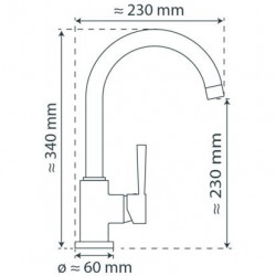 CORNWALL Sink mixer, anthracite matt