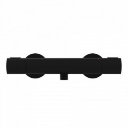 LOS ANGELES Mitigeur thermostatique de douche, Noir Mat