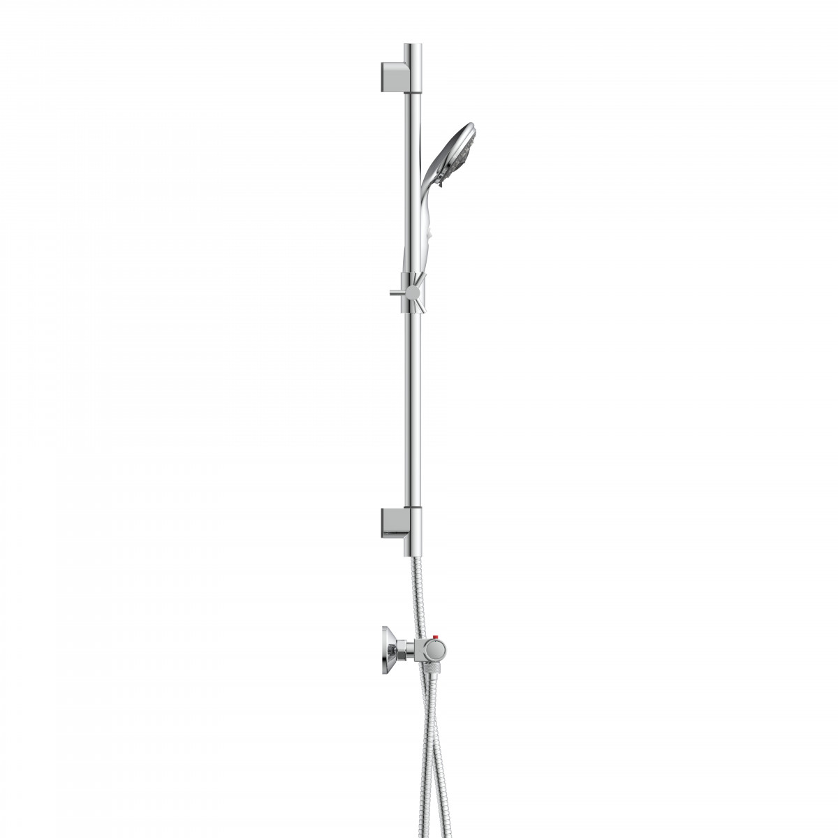 AQUA2SAVE Thermostat Duscharmatur mit Brausestangenset