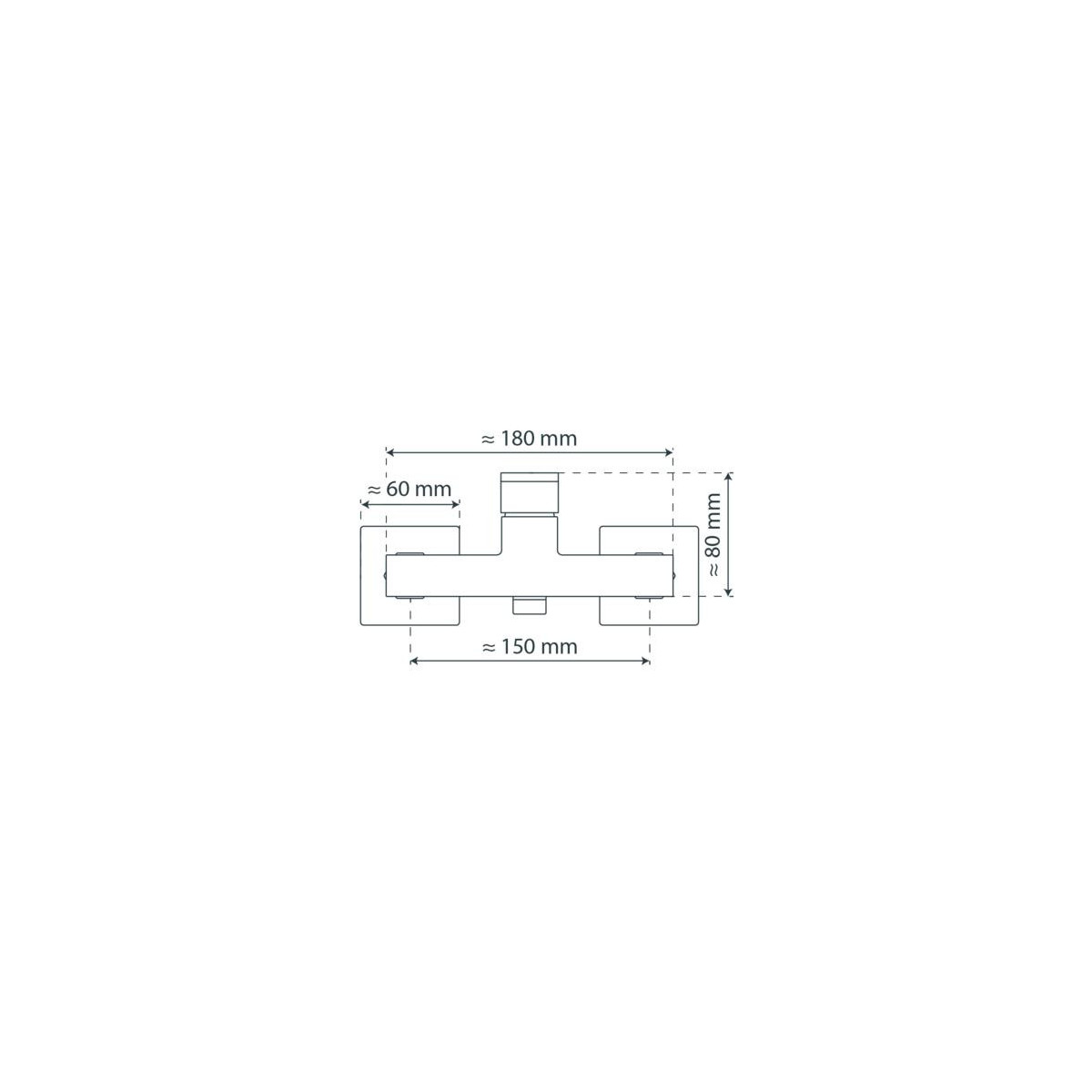 TOKYO II Shower mixer, chrome-plated