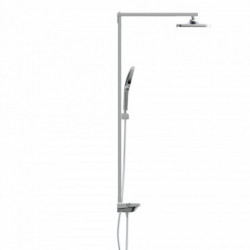 SCHÜTTE HAWAII Overhead showerset with thermostatic faucet, chrome/white
