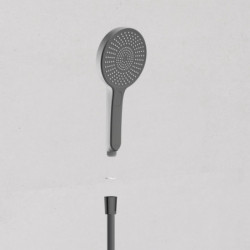 KARIBIK Shower rail set, Graphite matt