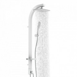 Overhead shower set, white