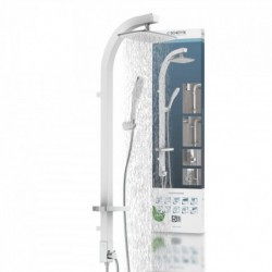 Set de douche à l'envers, Blanc