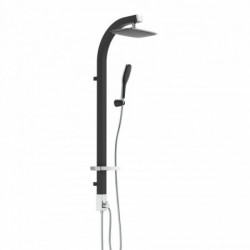 MADAGASKAR Overhead shower set, black