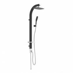 MADAGASKAR Overhead shower set, black