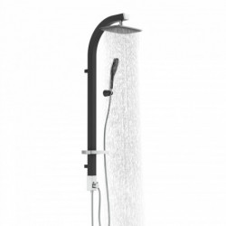 MADAGASKAR Overhead shower set, black