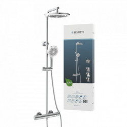JAVA Overhead shower set, Single-lever mixer, Chrome