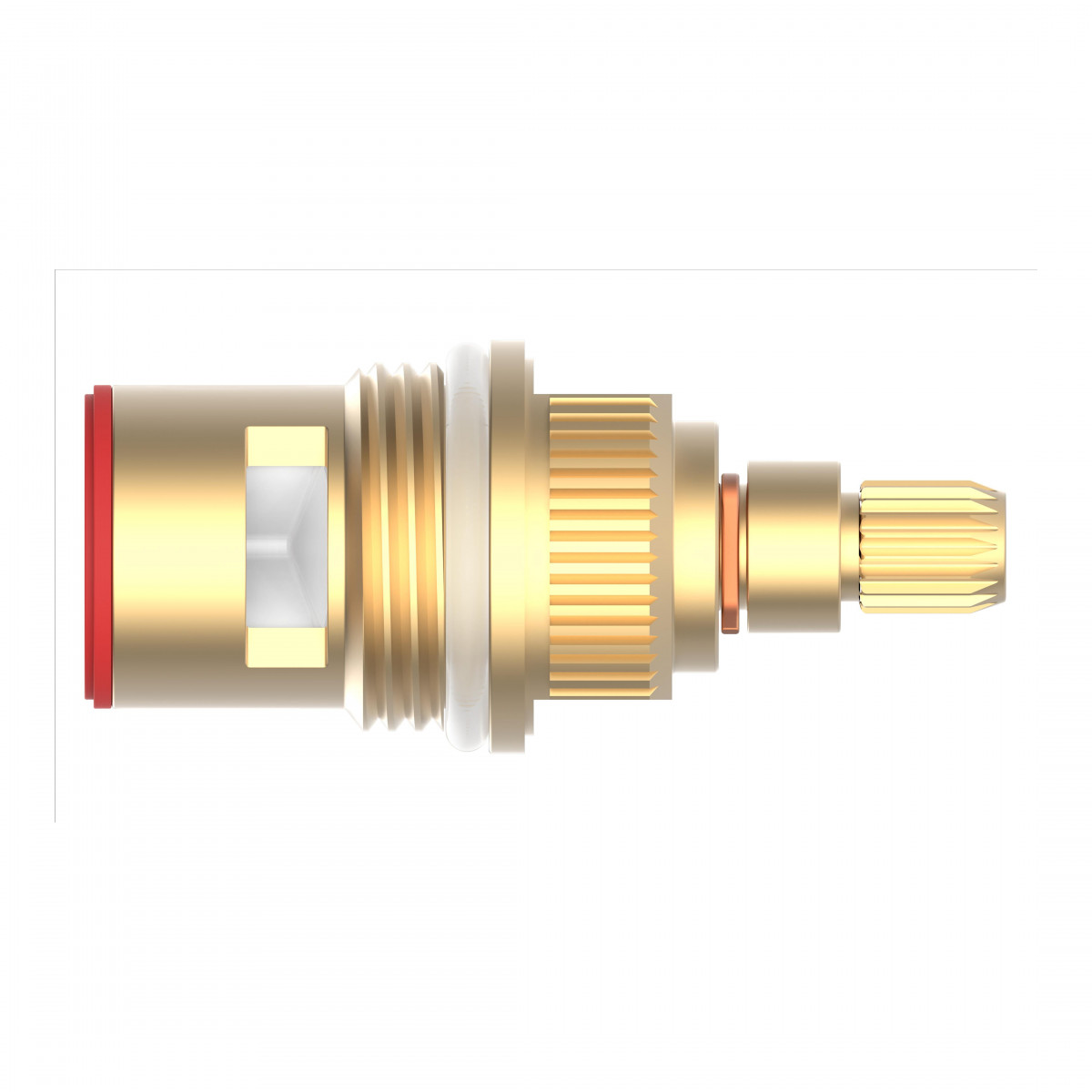 Keramisches Ventiloberteil, Messing, 1/2" Außengewinde - 00225"