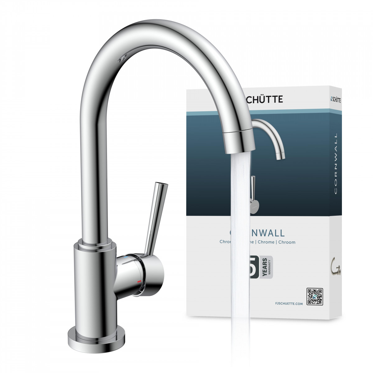 CORNWALL Sink mixer, chrome