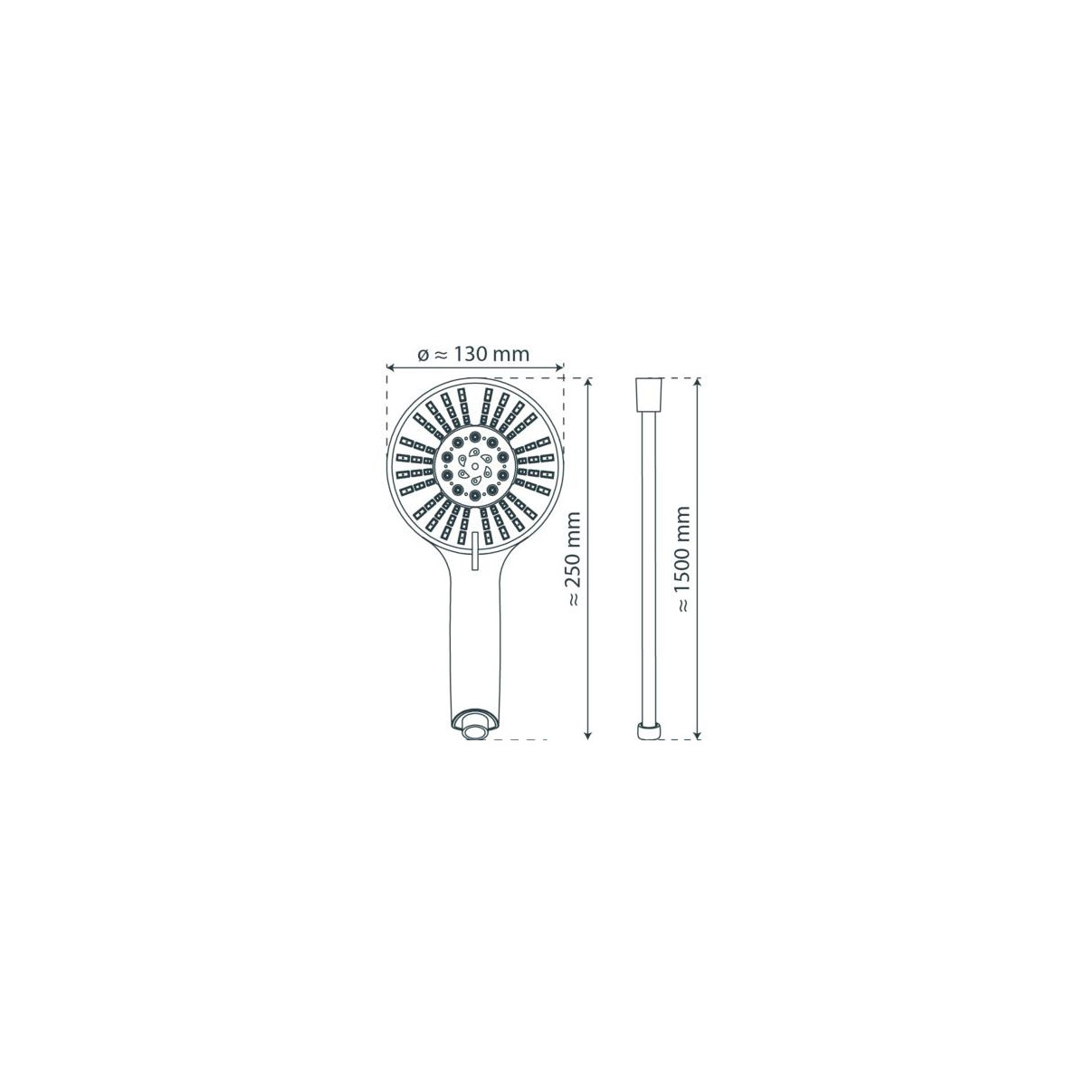 ADRIA Hand shower set • Chrome
