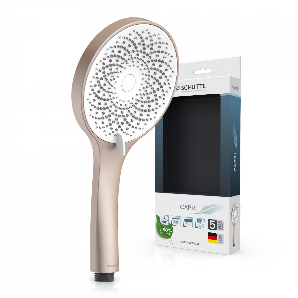 CAPRI pomme de douche, rose mat