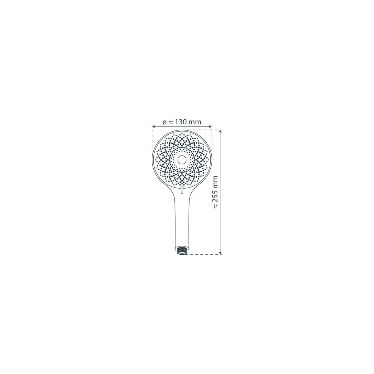 CAPRI pomme de douche, rose mat